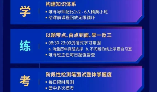 ​牛剑笔试怎么办？唯寻牛剑精英营从学、练、考3方面指点你内容图片_2