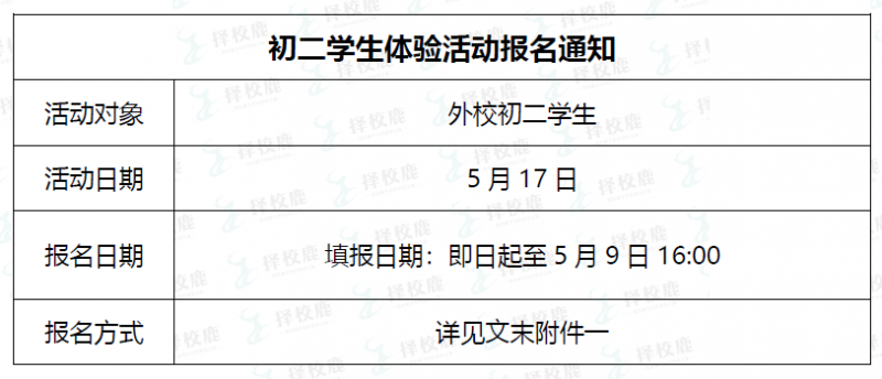 上海民办平和8升9考试官宣?5月17开始报名!内容图片_2