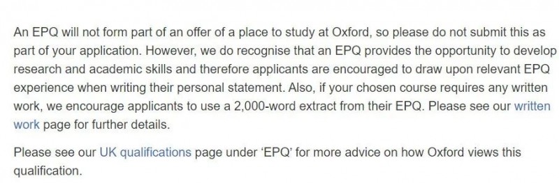 英国院校对epq项目的认可如何?大部分都鼓励加入项目经历!内容图片_2